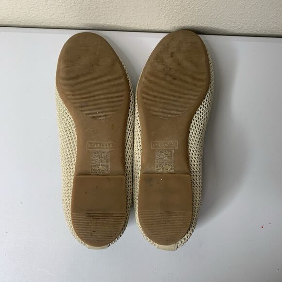 Everlane The Mesh Day Glove Flats Cream Women’s Sz 10, Fits Small. Like 9 - Picture 6 of 7